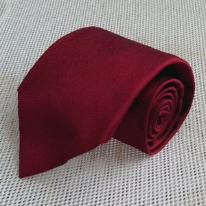 Red Silk Tie